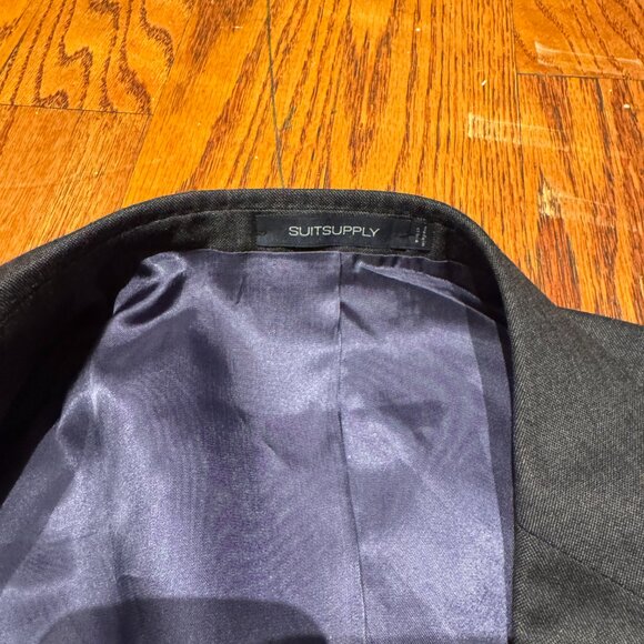 SuitSupply Custom Grey Suit S110 Pure Wool 42R Size 34 Pants - Picture 6 of 8